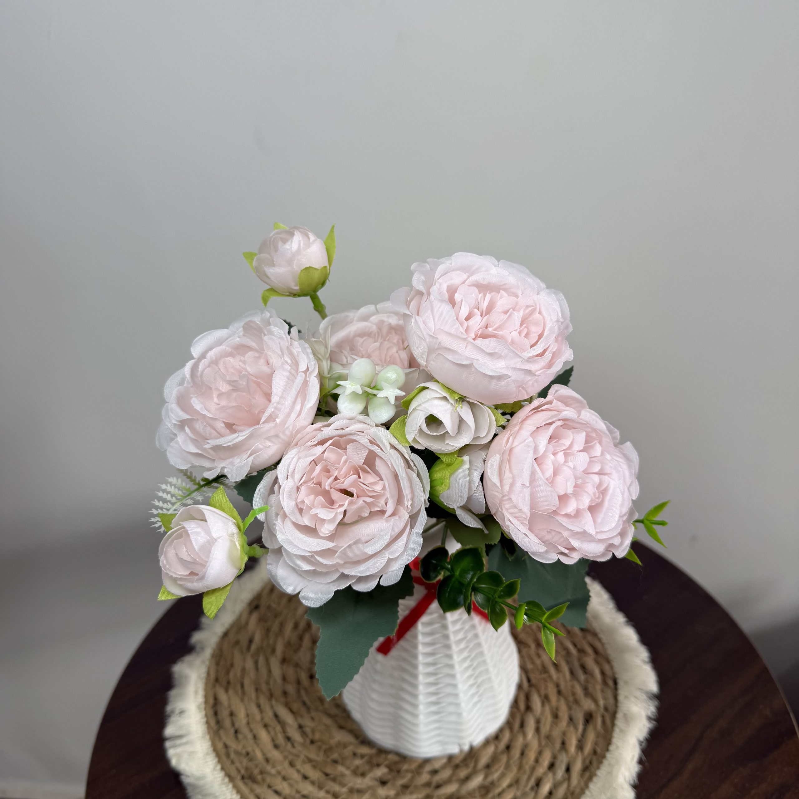 5-head silk artificial peony