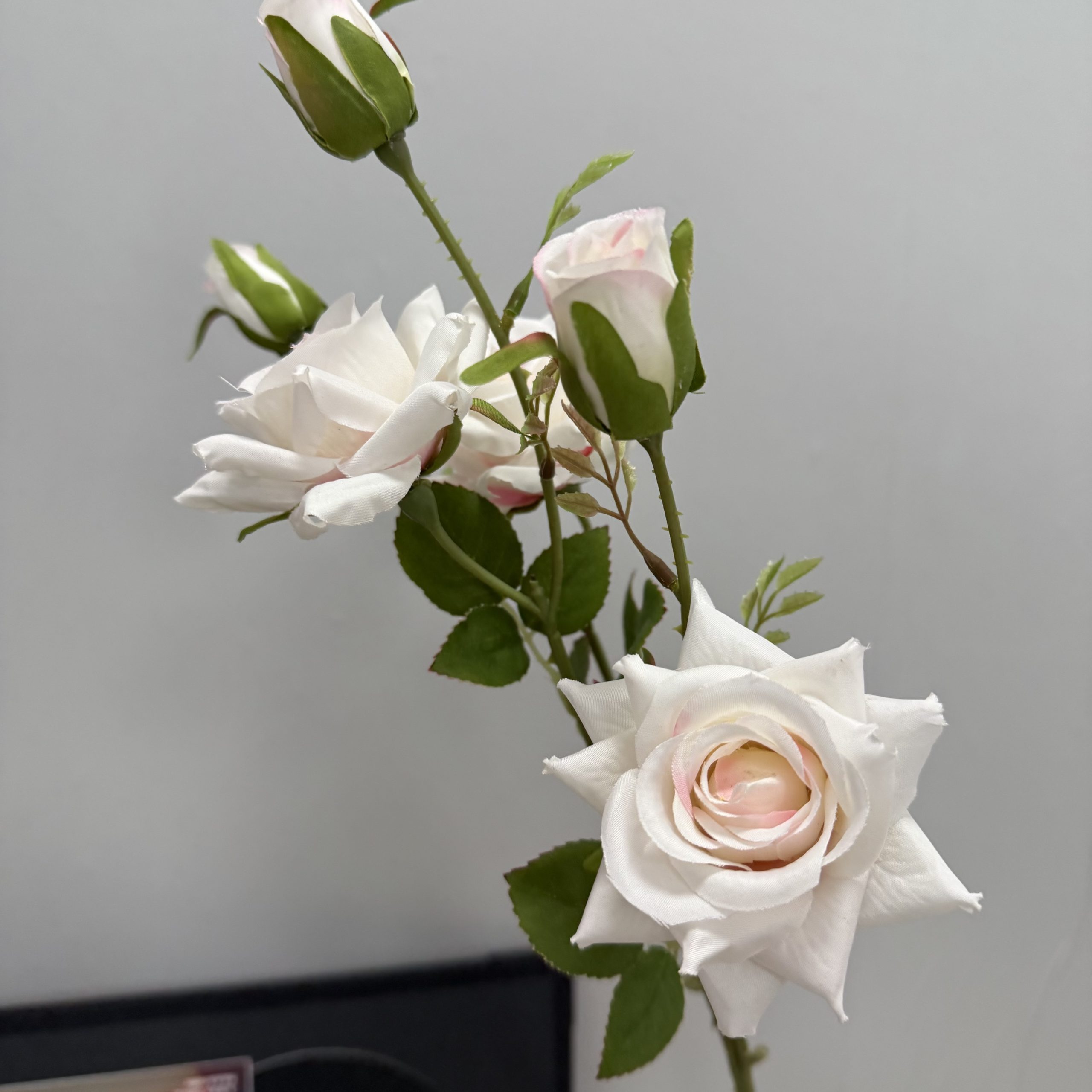 6-head silk artificial rose