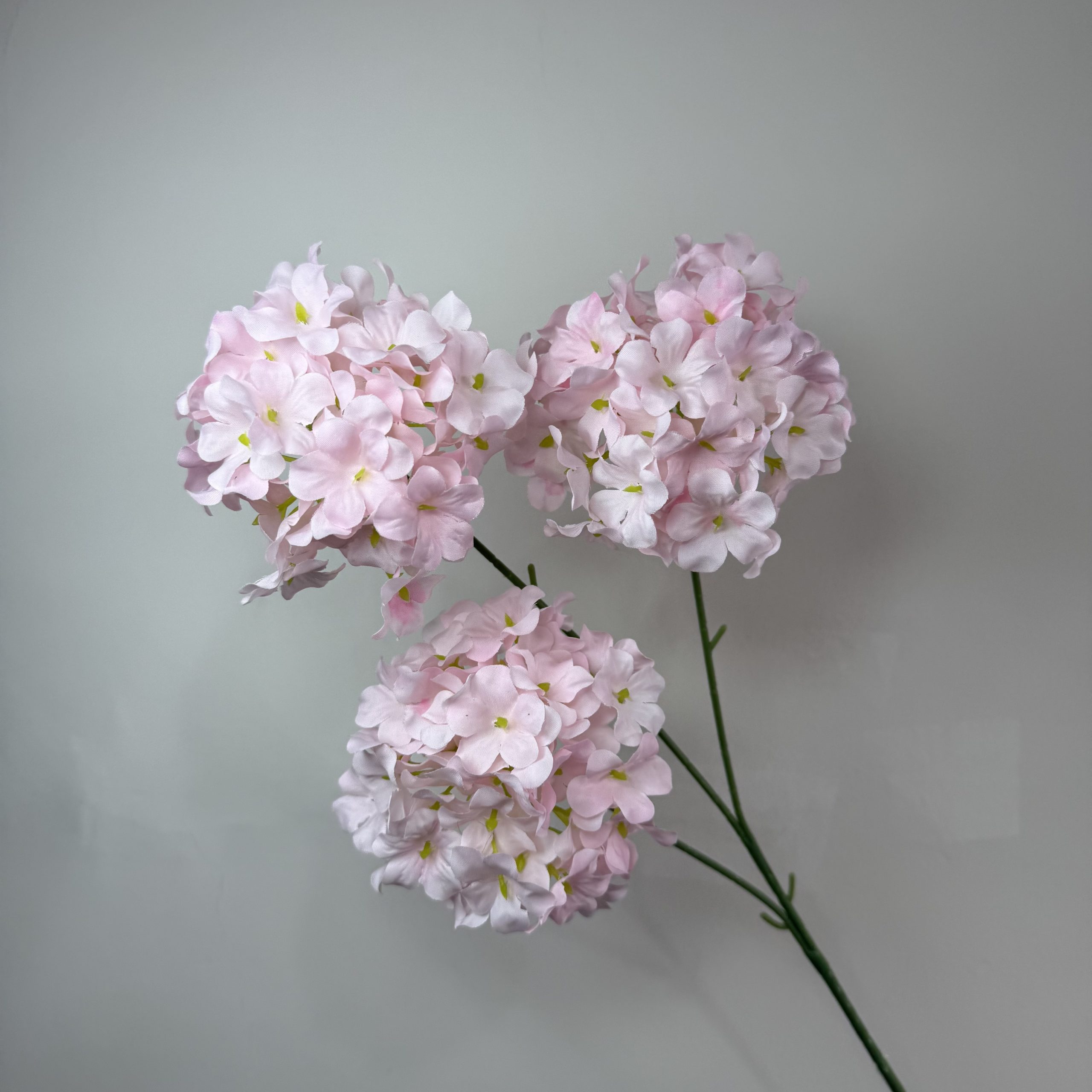 70cm 3heads silk artificial hydrangea stem